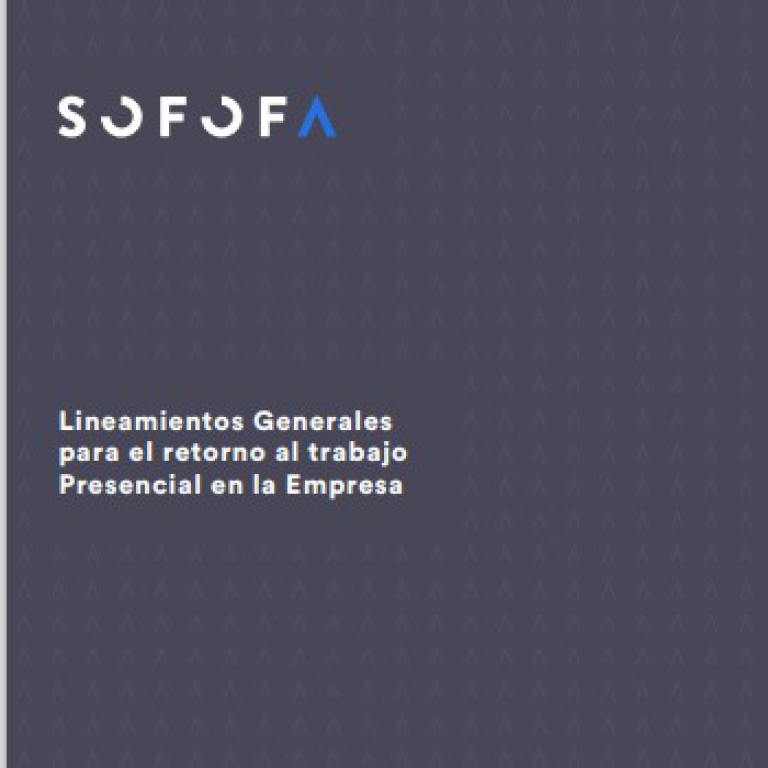 Lineamientos generales Retorno al Trabajo SOFOFA