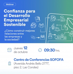 Webinar “Confianza para el Desarrollo Empresarial Sostenible”