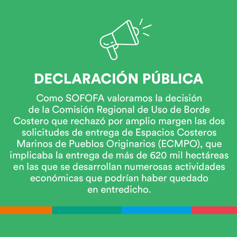 Declaración por rechazo a solicitudes de entrega de Espacios Costeros Marinos de Pueblos Originarios (ECMPO)